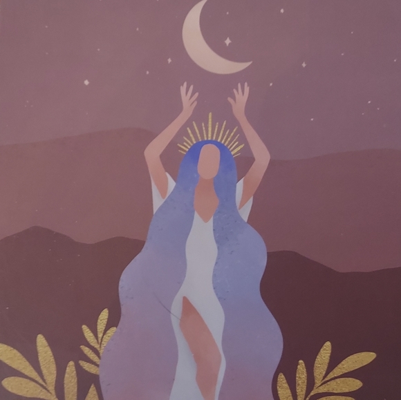 LAST 1 Crystal Luna Moon Goddess Gratitude Reflection Manifestation Journal Book - Picture 3 of 6